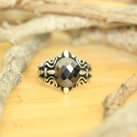 Sterling Silver Men's Rings CZ 9.5 - Picture 3 of 8